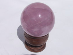 Lavender Star Rose Quartz Sphere (55mm)