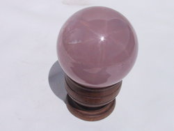 Lavender Star Rose Quartz Sphere (60mm) - 5pc