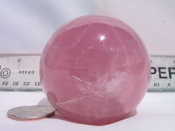 Lavender Star Rose Quartz Sphere (60mm)