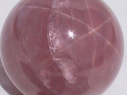 Lavender Star Rose Quartz Sphere (60mm)