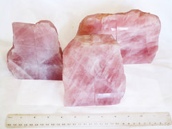 Rose Quartz, Bookends (2-3Kg) - 25 pairs