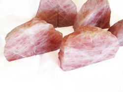 Rose Quartz, Bookends (3-5Kg) - 2 pairs
