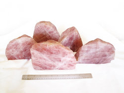 Rose Quartz, Bookends (3-5Kg) - 2 pairs