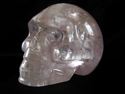 Optical Calcite Skull - 2 pieces