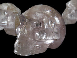 Optical Calcite Skull - 2 pieces