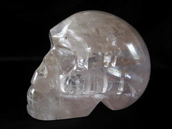 Optical Calcite Skull - 2 pieces