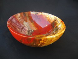 Petrified Wood Bowl 5 inch - 5pcs