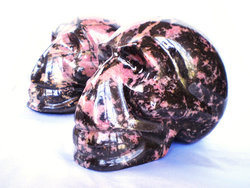 Rhodonite Skull - 2pcs