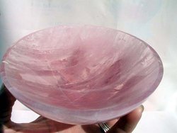 Rose Quartz Round Bowl 5 inch