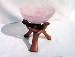 Rose Quartz Round Bowl 5 inch
