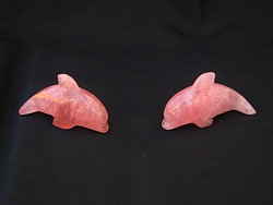 Rose Quartz Small Dolphin