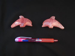 Rose Quartz Small Dolphin