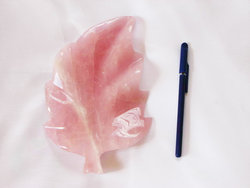 Rose Quartz Leaves-Medium 10pcs