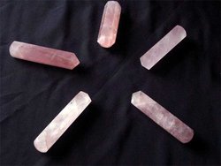 Rose Quartz Massage Tool - Prismatic Design