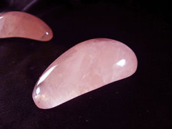 Rose Quartz Massage Tools - Round Design