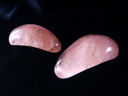 Rose Quartz Massage Tools - Round Design