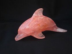 Rose Quartz Medium Dolphin