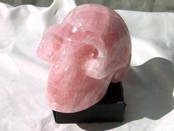Rose Quartz Skull Large