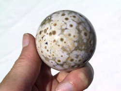 Orbicular Jasper Spheres 40 mm - 5pc Lot