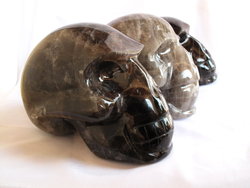 Smoky Quartz Skull - 5pcs