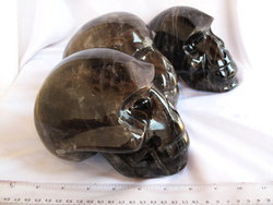 Smoky Quartz Skull - 5pcs