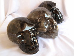 Smoky Quartz Skull - 5pcs