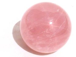 Star Rose Quartz Sphere (40 - 60mm) 10 pounds