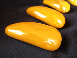 Yellow Jasper Massage Tools - Round Design - 5pcs