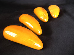 Yellow Jasper Massage Tools - Round Design - 5pcs