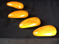 Yellow Jasper Massage Tools - Round Design - 5pcs