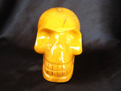 Yellow Jasper Skull