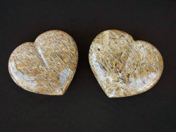 Zebradorite Large Hearts (7-8 inch) 2pcs