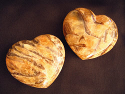 Zebradorite Hearts 90g 10pcs