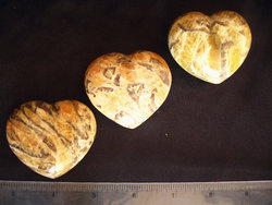 Zebradorite Hearts 90g 10pcs