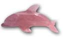 Rose Quartz Medium Dolphin