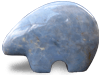 Blue Quartz Bear