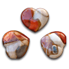 Desert Jasper Heart 90g