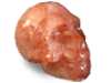Fire Quartz Skull