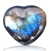 Labradorite Small Jewellery Hearts 5pcs