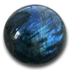 Labradorite Spheres 55mm 2pcs Set