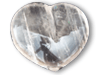 Optical Calcite Heart 7 - 8 inch