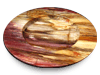 Petrified Wood Plate 8.5 inch - 0.90Kg