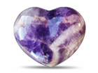 Banded Amethyst Heart 90g