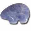 Blue Calcite Fetish Bear Carving