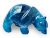 Blue Agate Bear Eating Fish