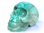 Amazonite Skull