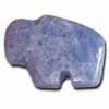 Blue Calcite Fetish Buffalo Carving