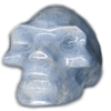 Blue Calcite Large Skull