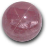 Lavender Star Rose Quartz Sphere (40mm) - 5pc