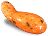 Orange Calcite Massage Tool - Handheld Design